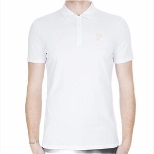 Versace Collection Logo White Cotton Polo Shirt